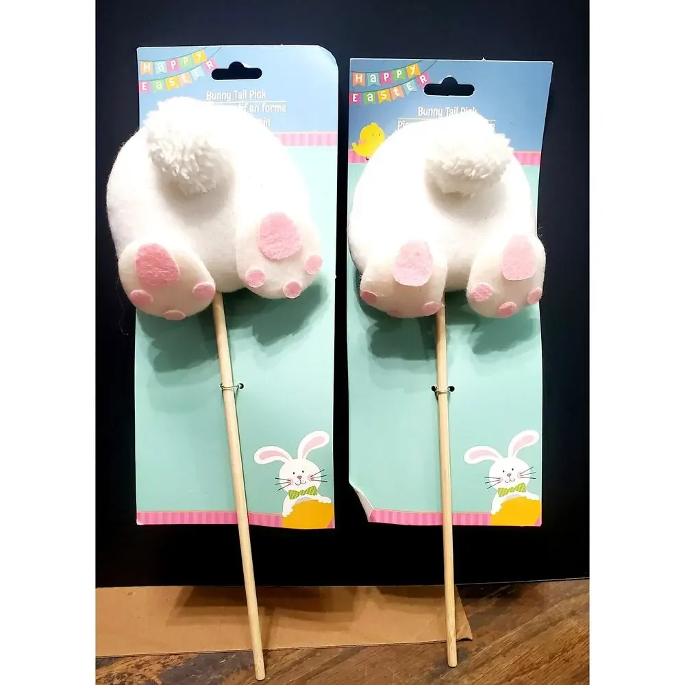 Easter crafts, wreath supplies rabbits, eggs, carrots, butts, flower picks butts